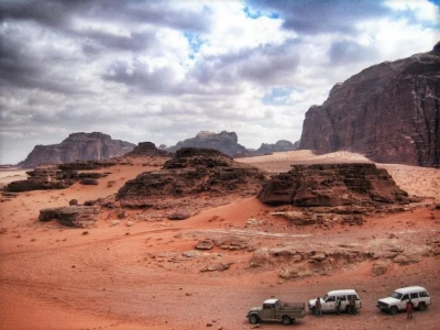 En la roja inmensidad de Wadi Rum