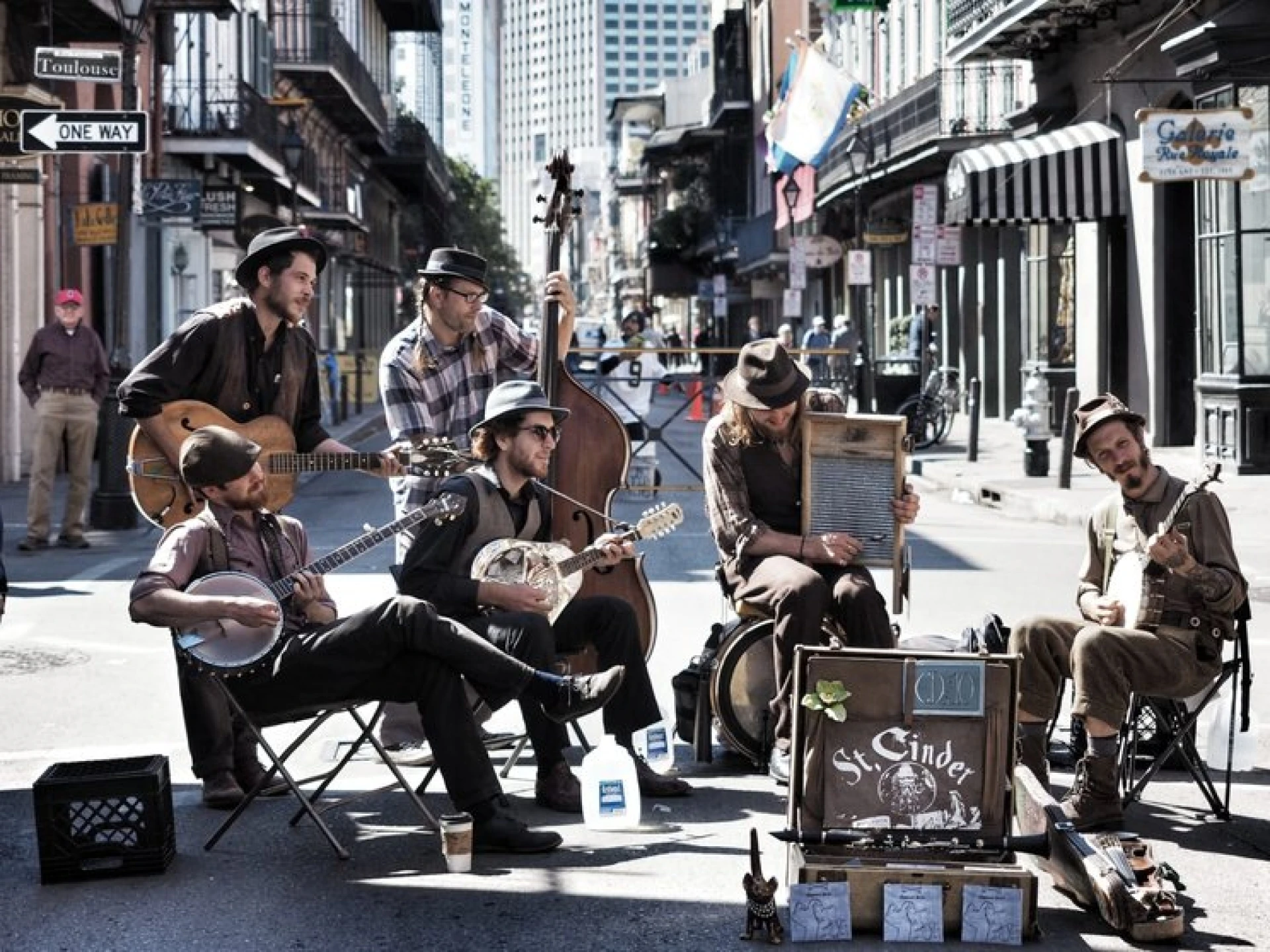 Música en las calles de New Orleans