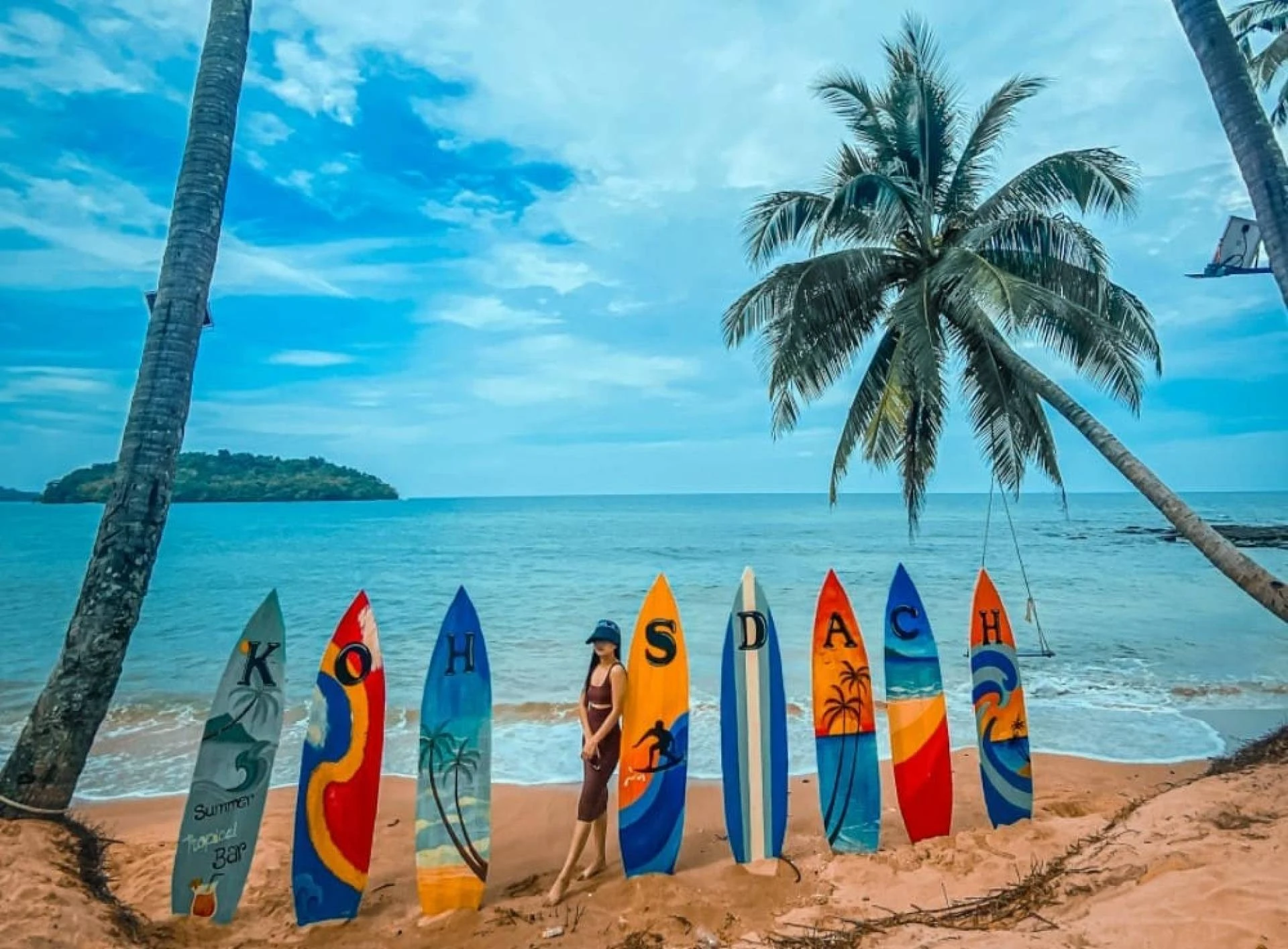 Camboya con isla de Koh Sdach